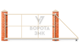 Раздвижные ворота Came 2500×3000 ЗМК-7020
