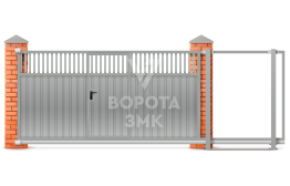 Откатные ворота 6 метров под ключ 6000×2300 ЗМК-8057